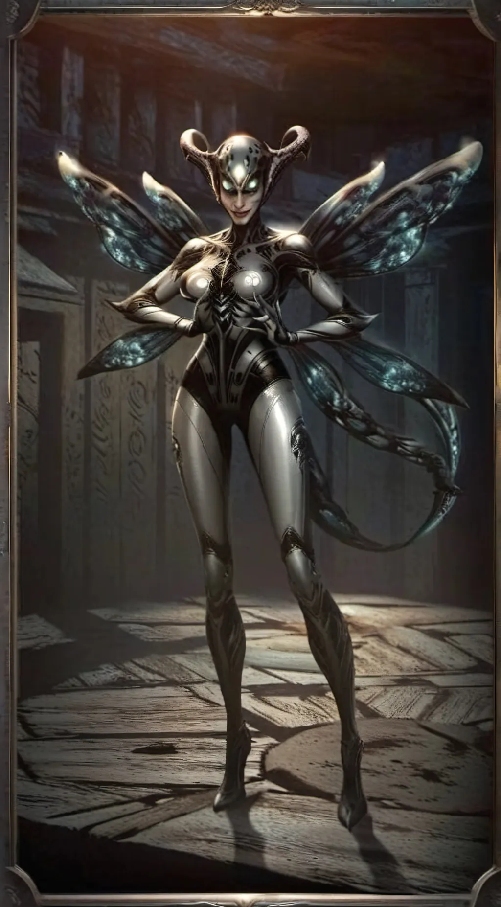 ai character: female nova crawl background