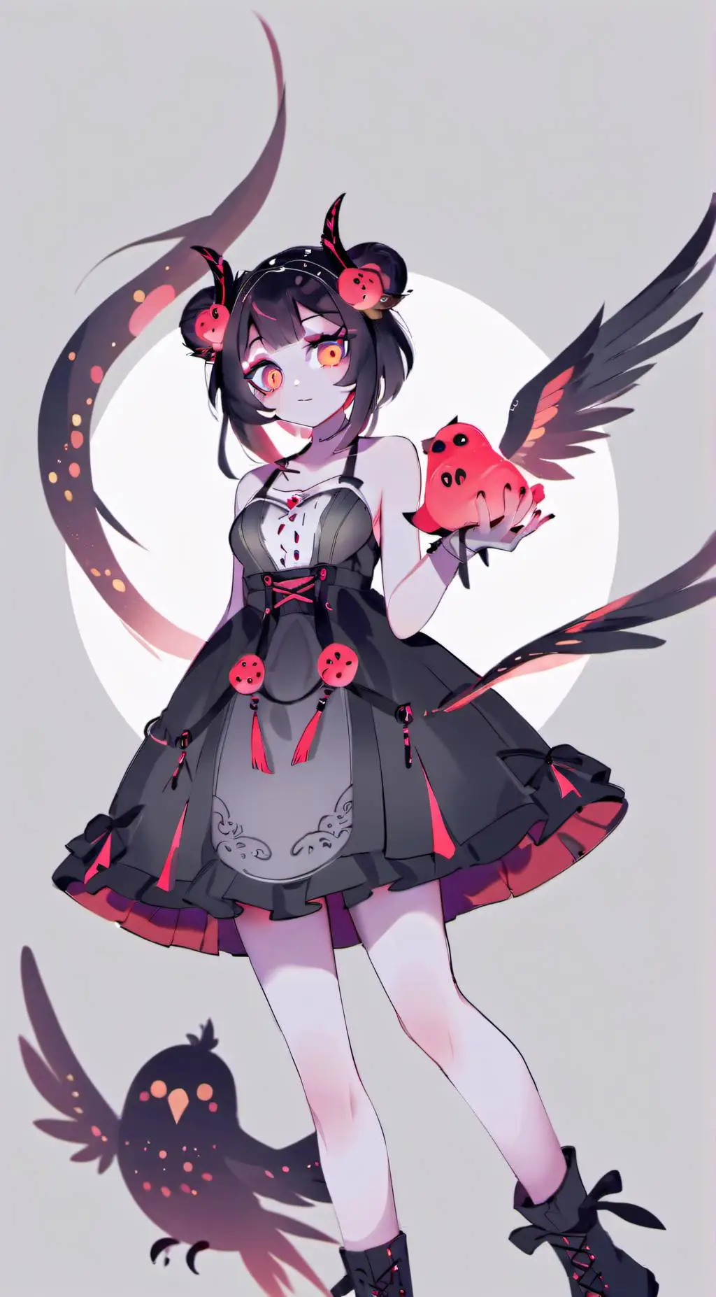 ai character: Raven background