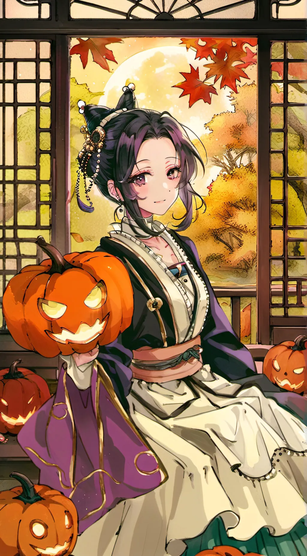 ai character: Akira kibutsuji background