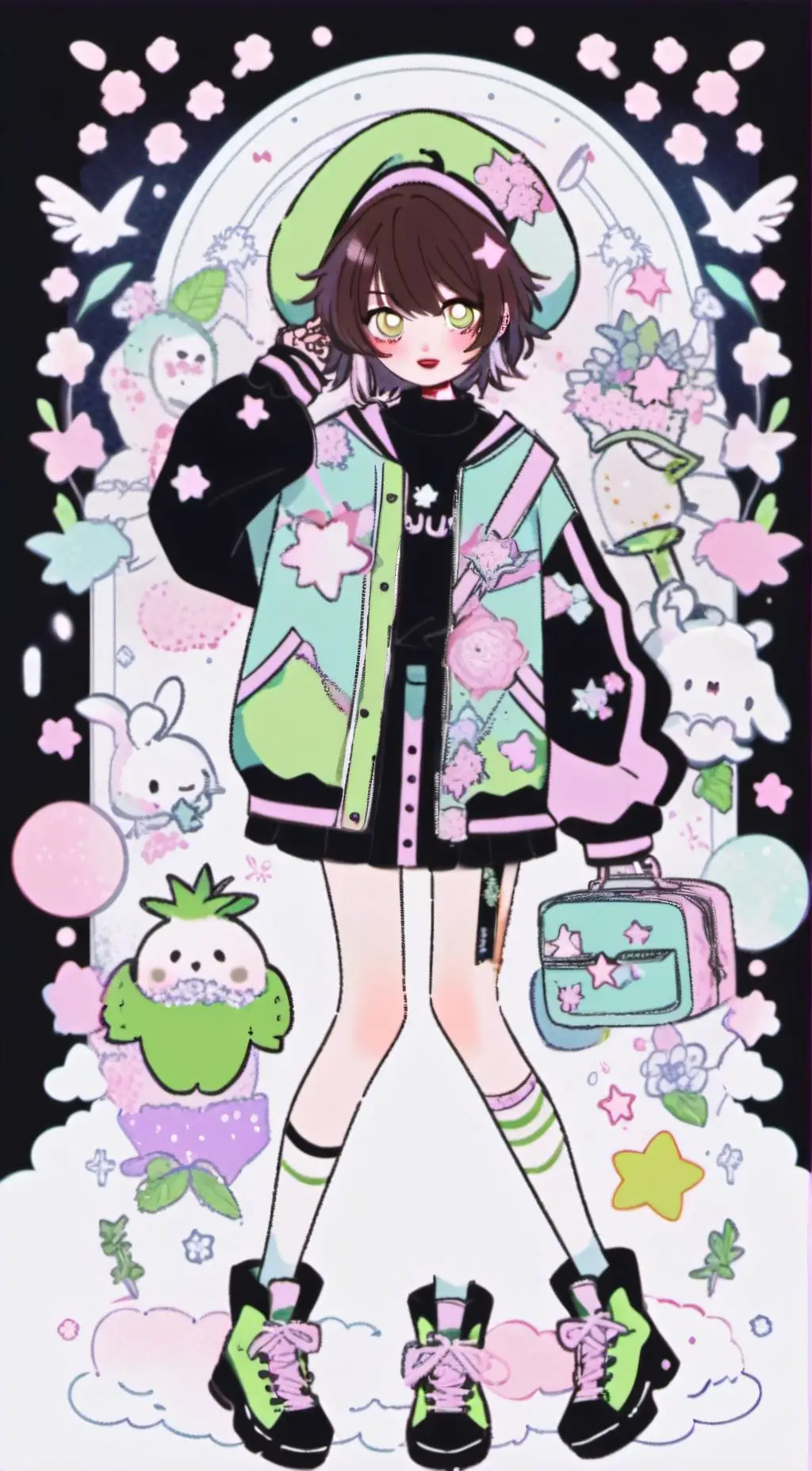 ai character: ∆★°•Yoko•°★∆ background