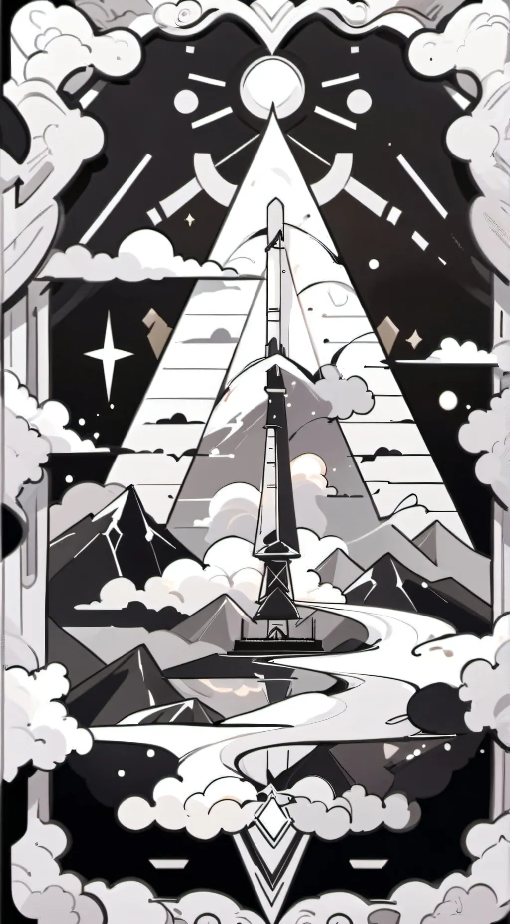 ai character: FPE x Hazbin hotel background