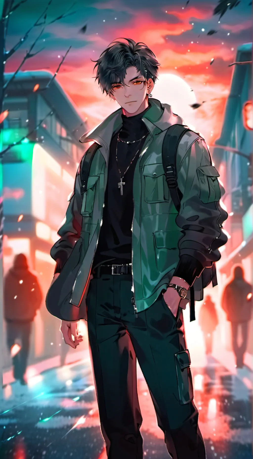 ai character: lucas background