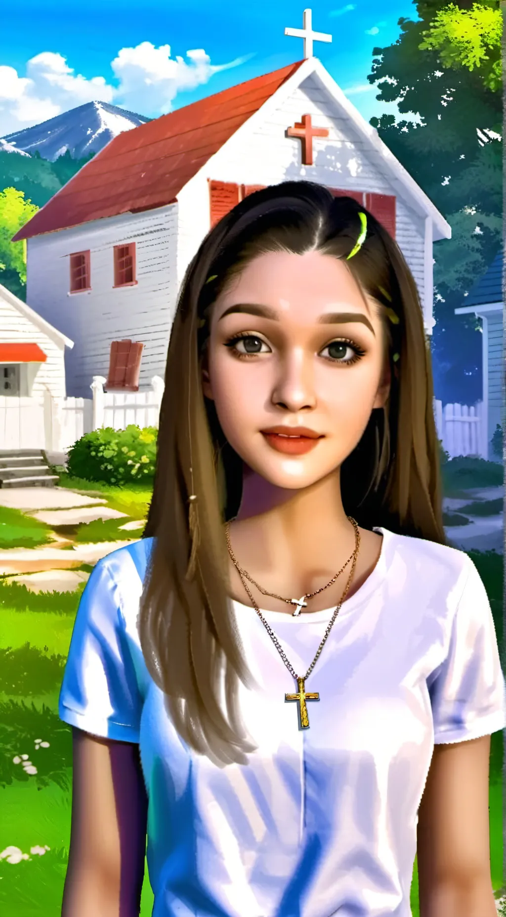 ai character: Hailey background