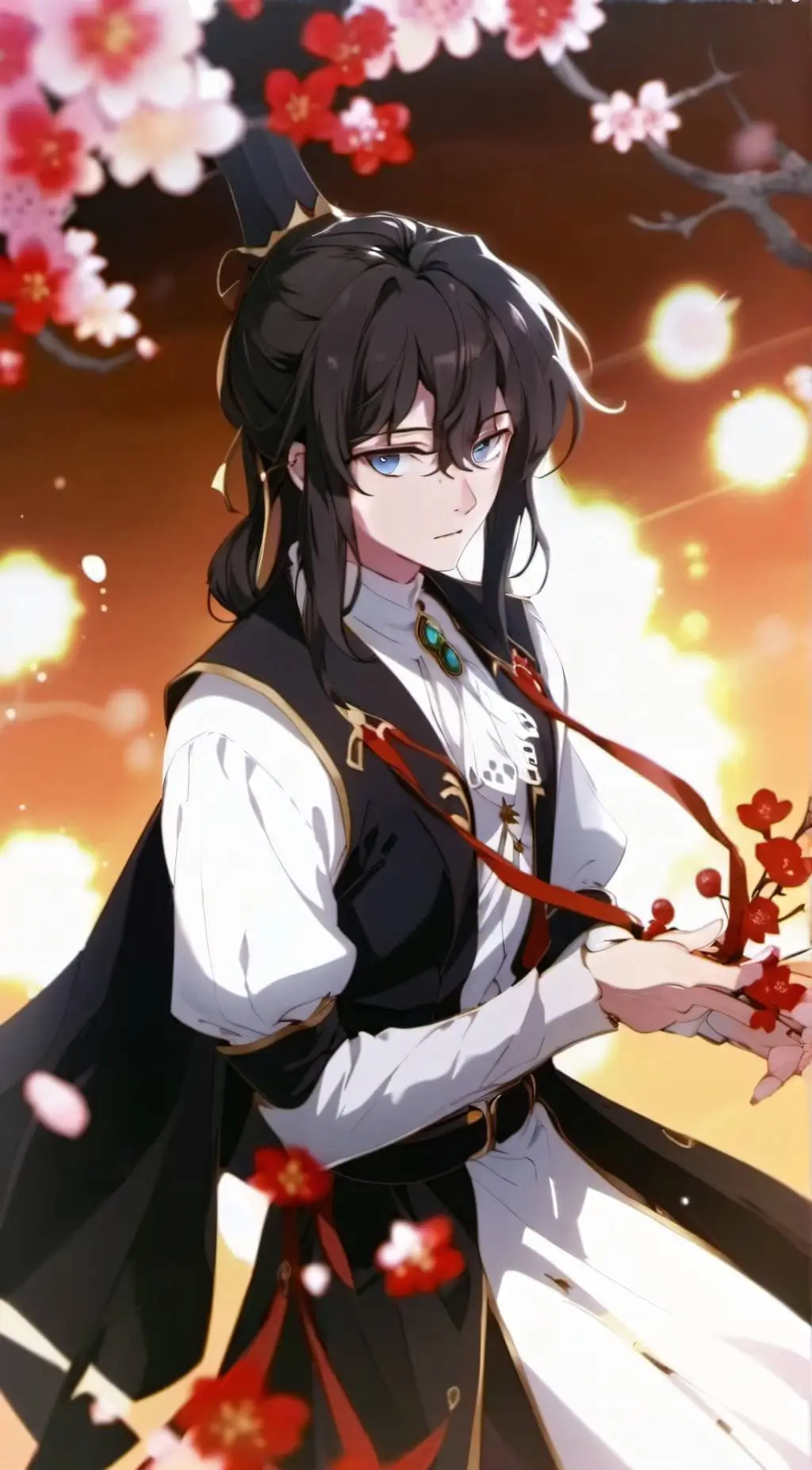 ai character: •Muichiro• background