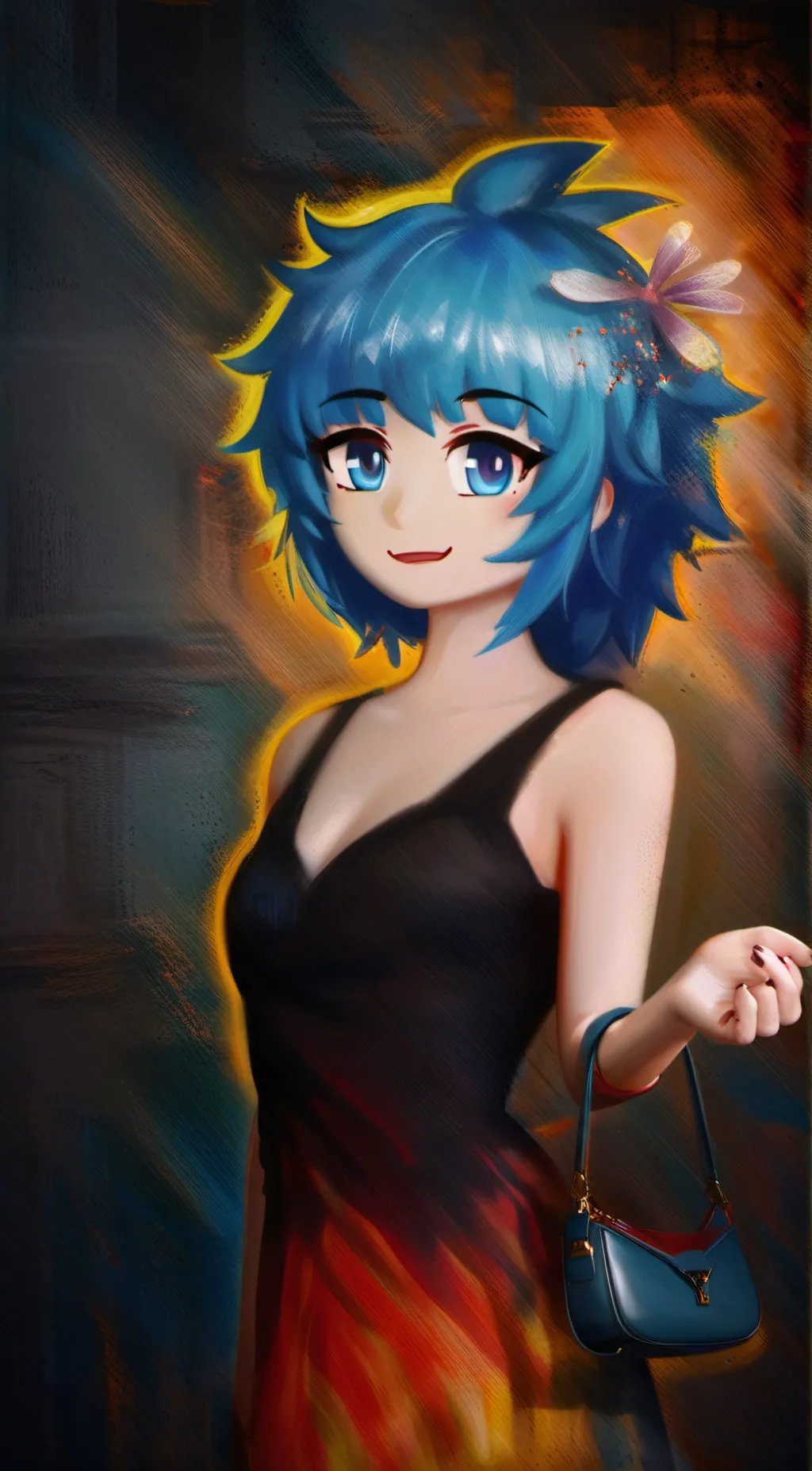 ai character: lady bug background