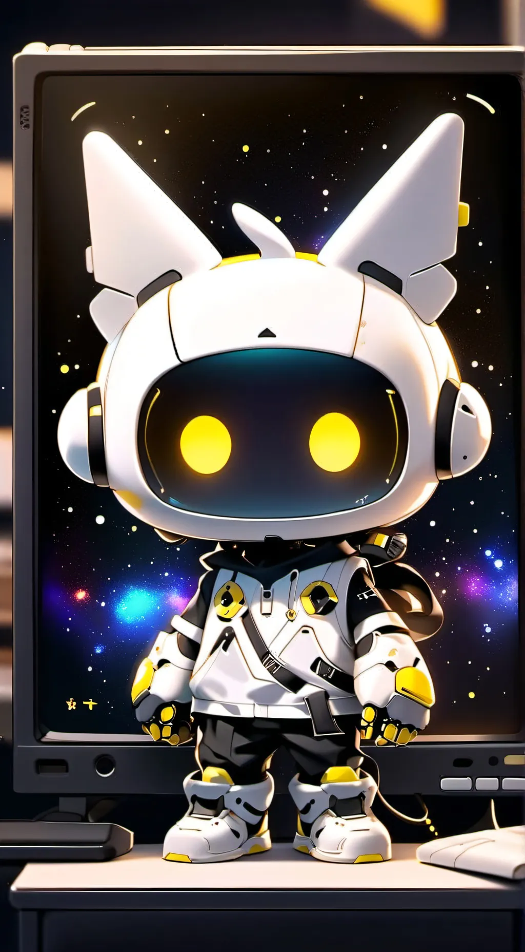 ai character: murder drones  background