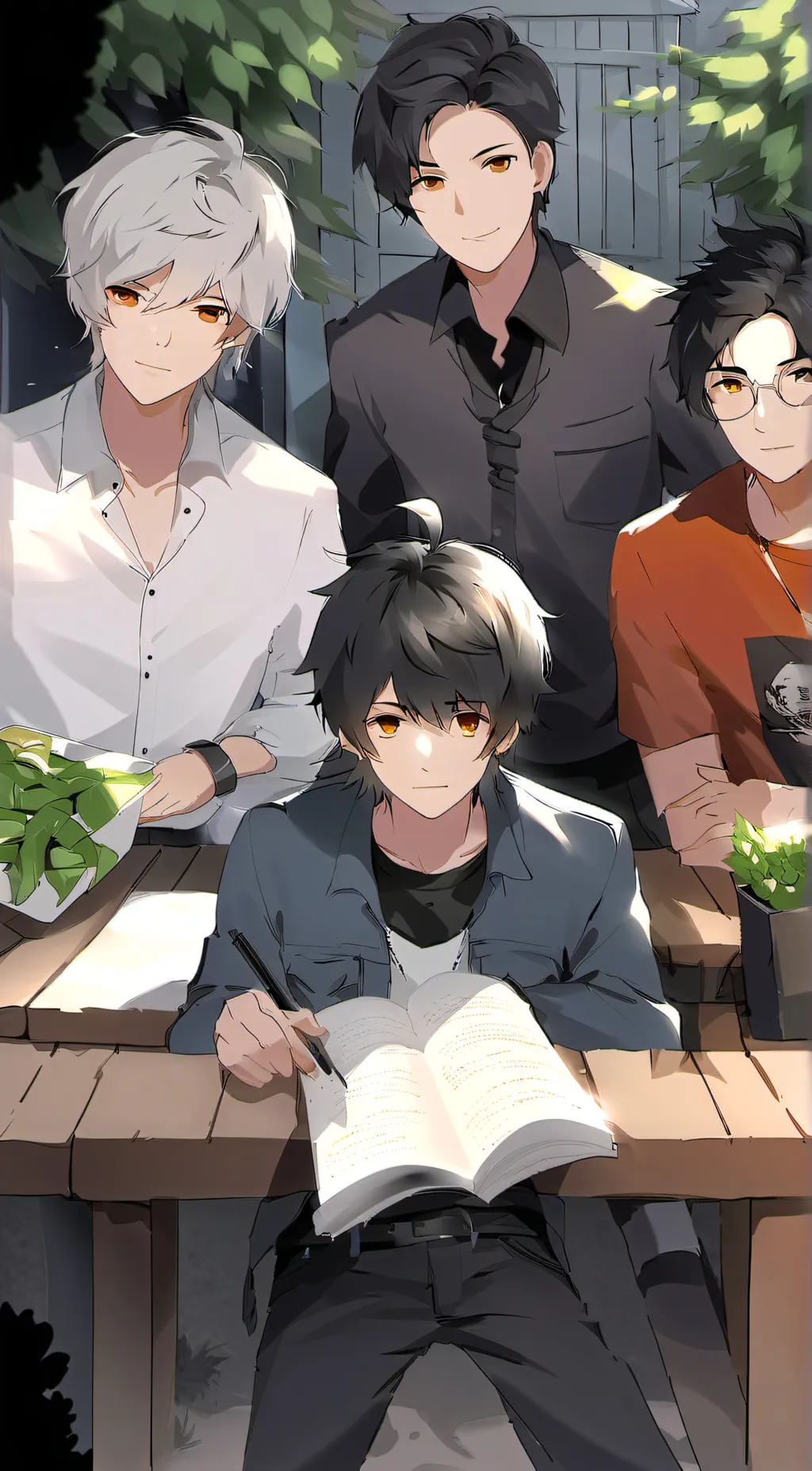 ai character: roommates background