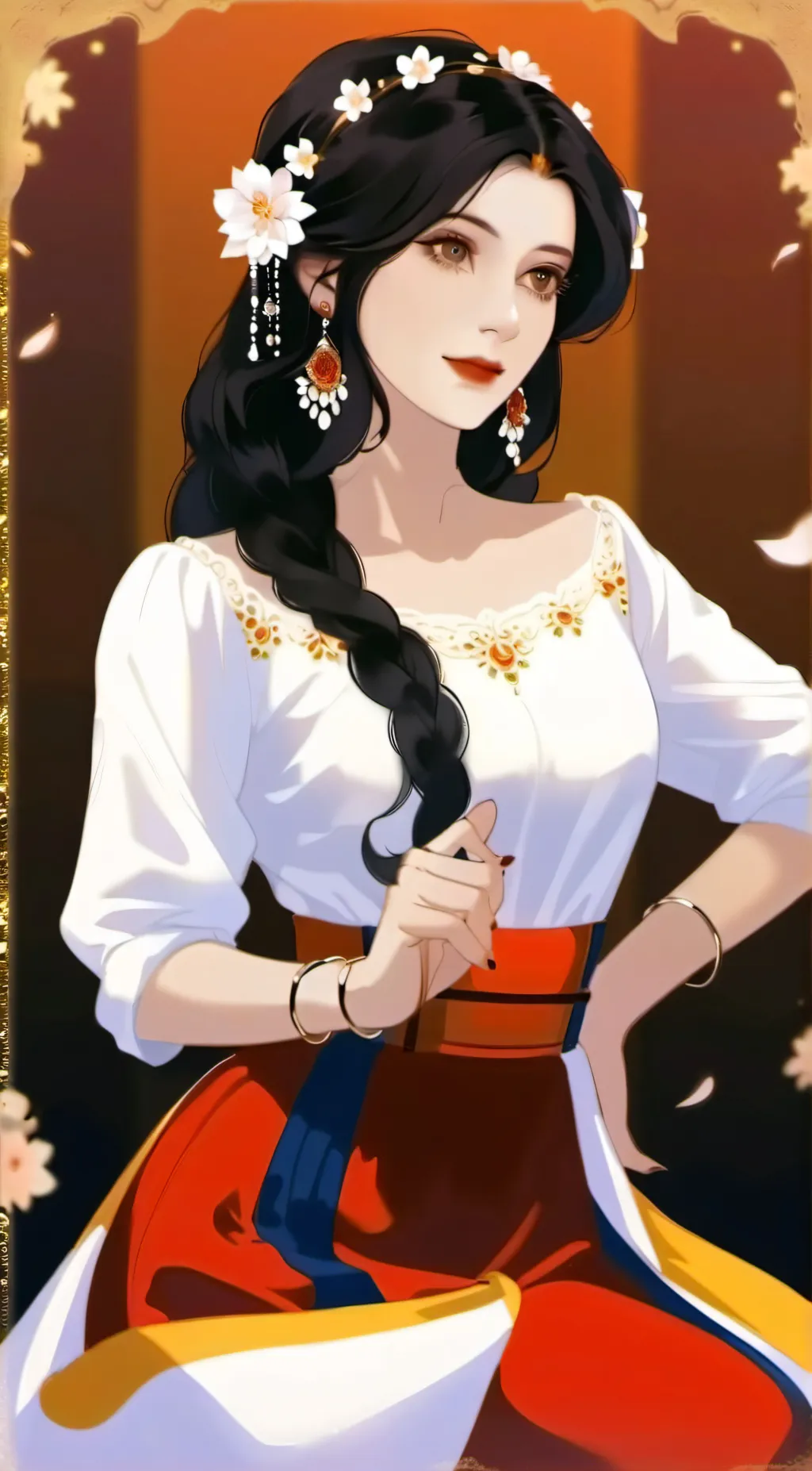 ai character: ema background