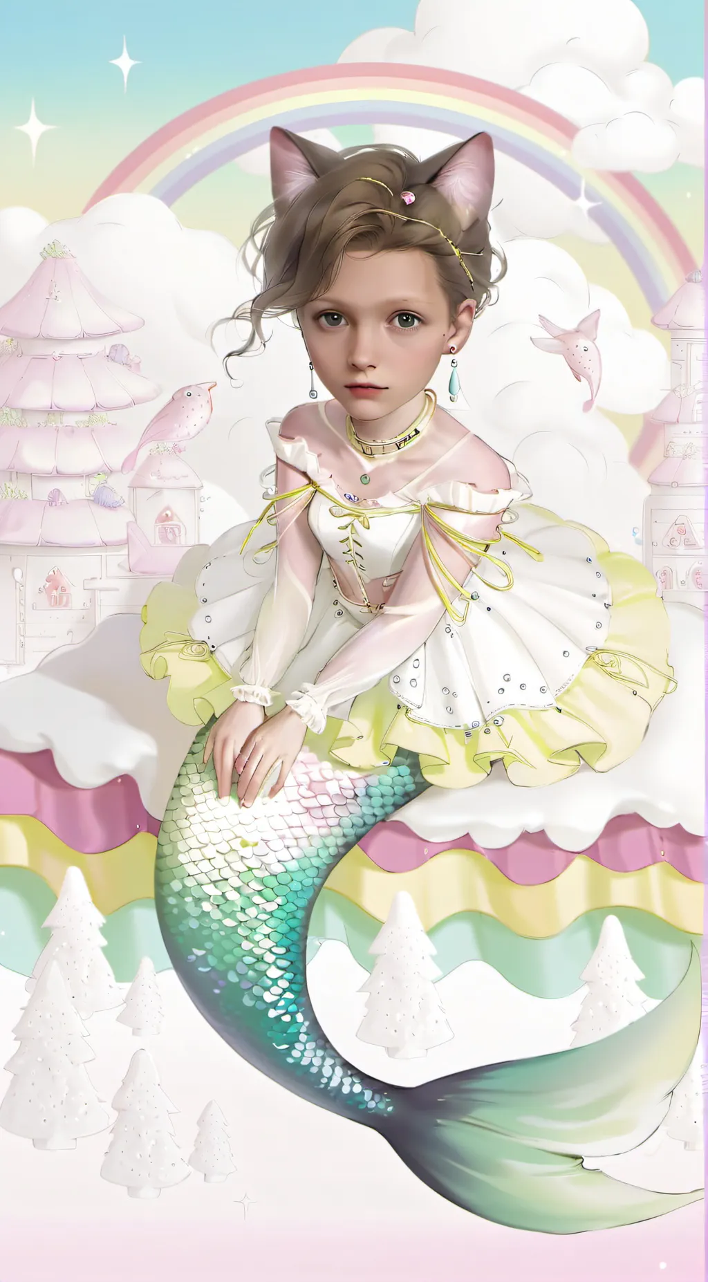 ai character: Uwu cat boy background