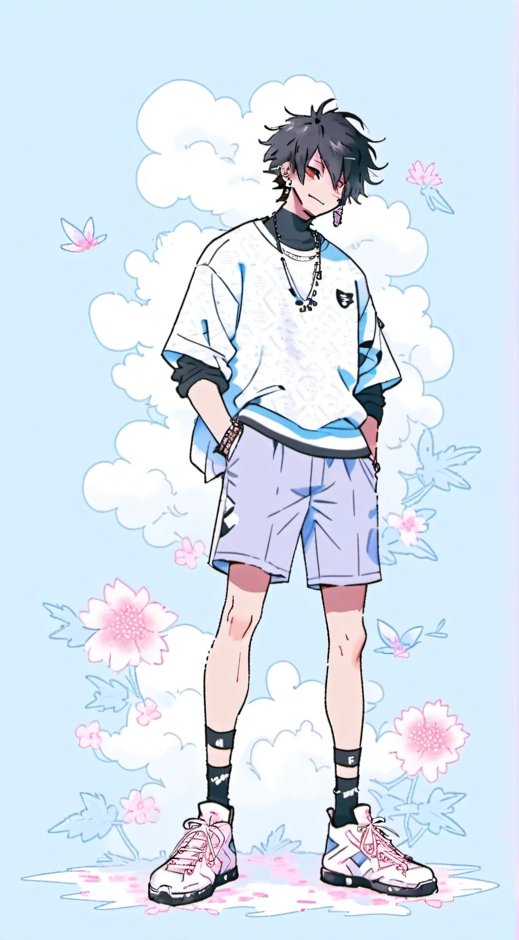 ai character: Dabi  background