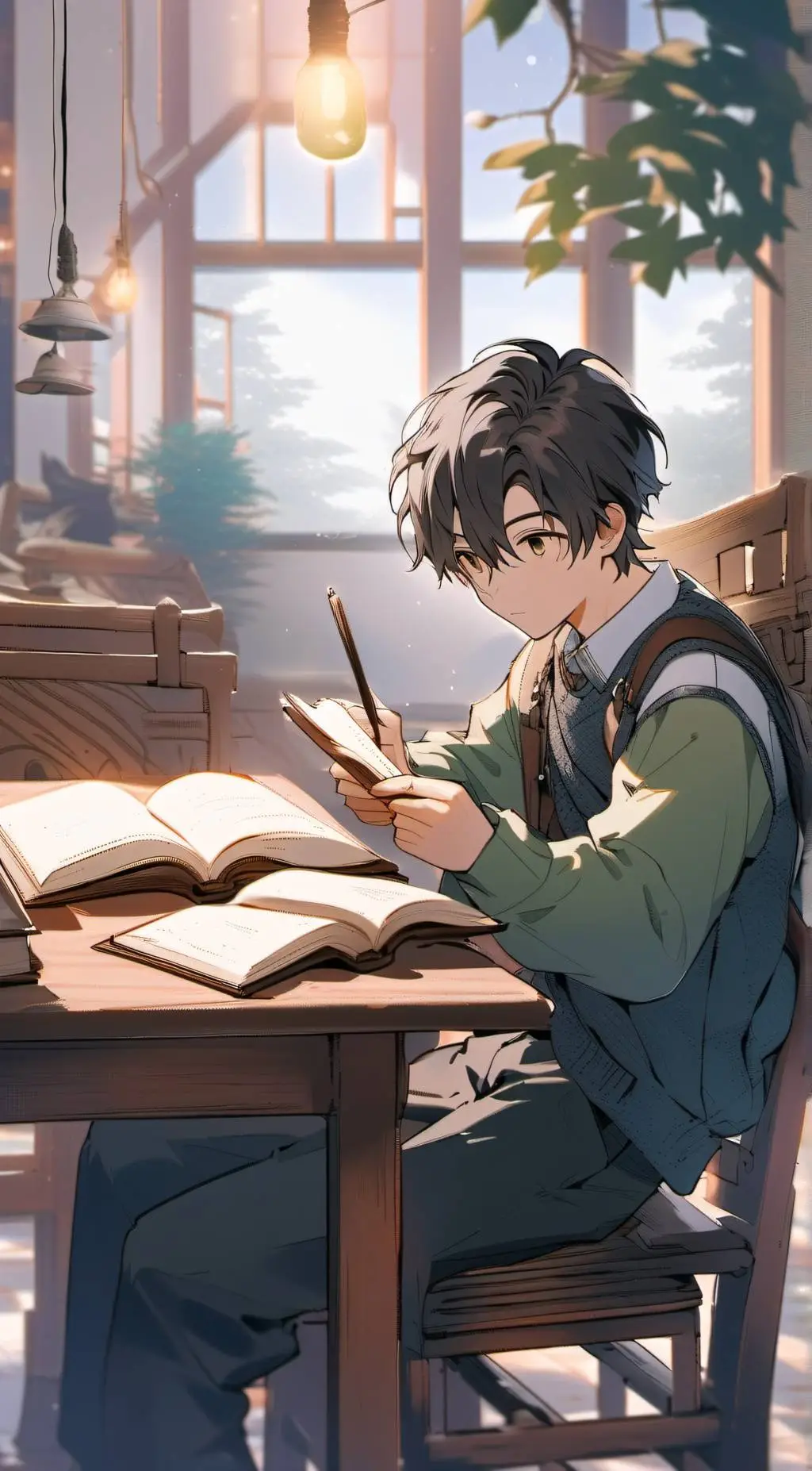 ai character: Lucas background