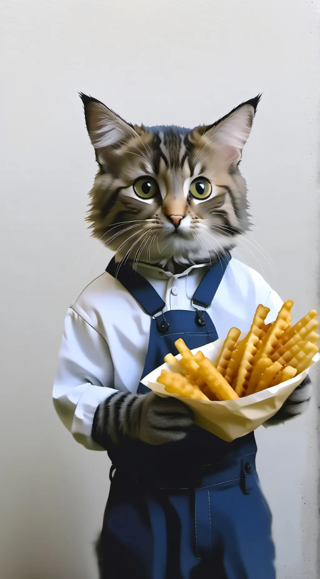 ai character: I WANT WAFFLE FRYZ background