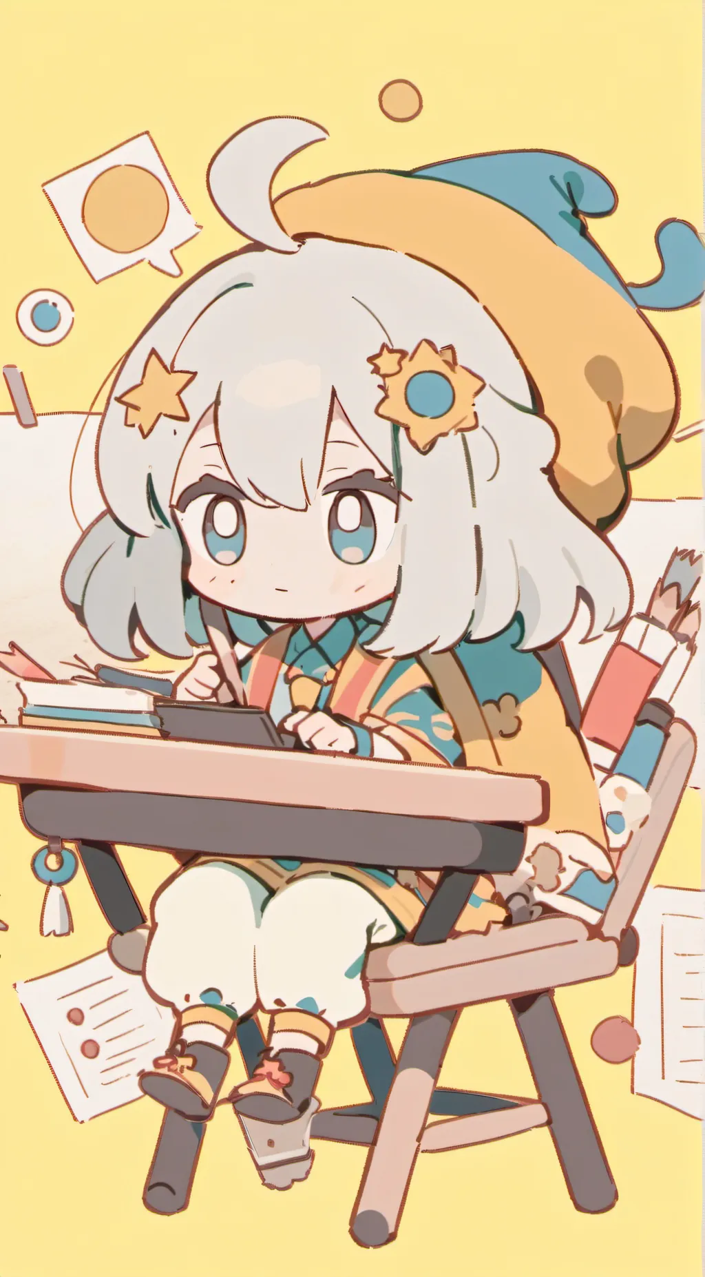 ai character: bfdia background