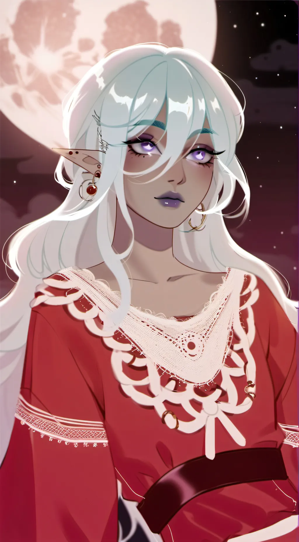 ai character: MamaMoon background