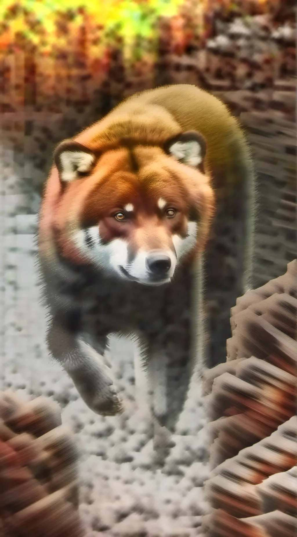 ai character: Random fox background