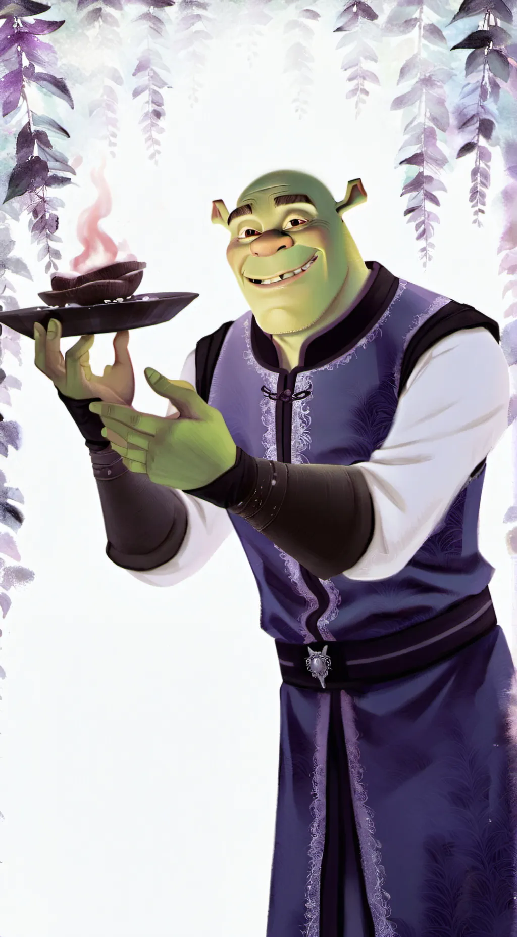 ai character: Shrek background