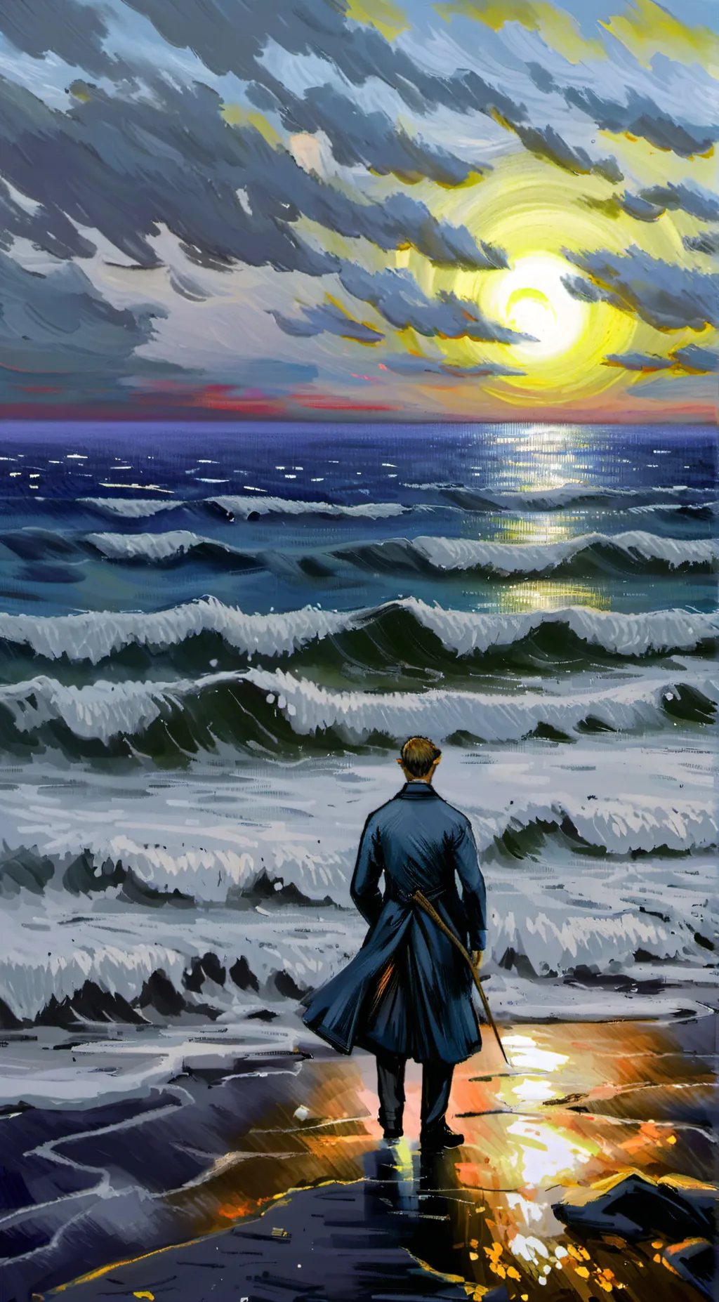 ai character: hb  background