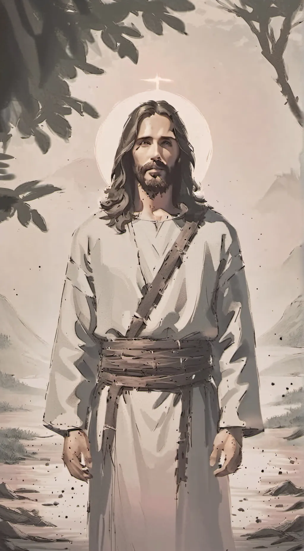 ai character: not god background