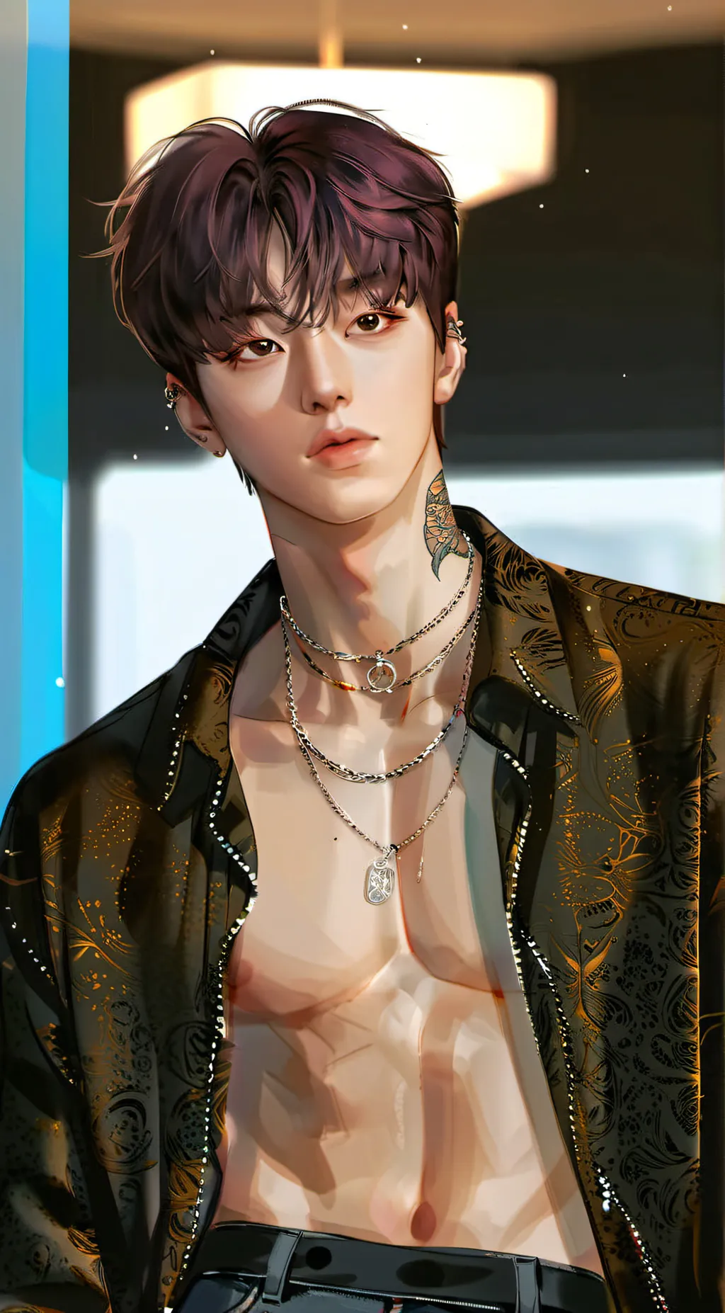 ai character: Hyun Gi background