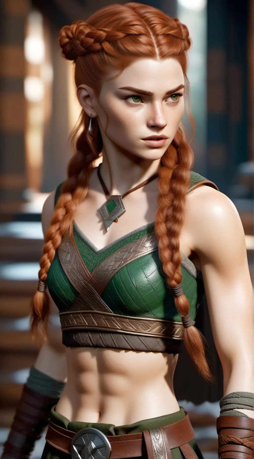 ai character: Freya Swifthands  background