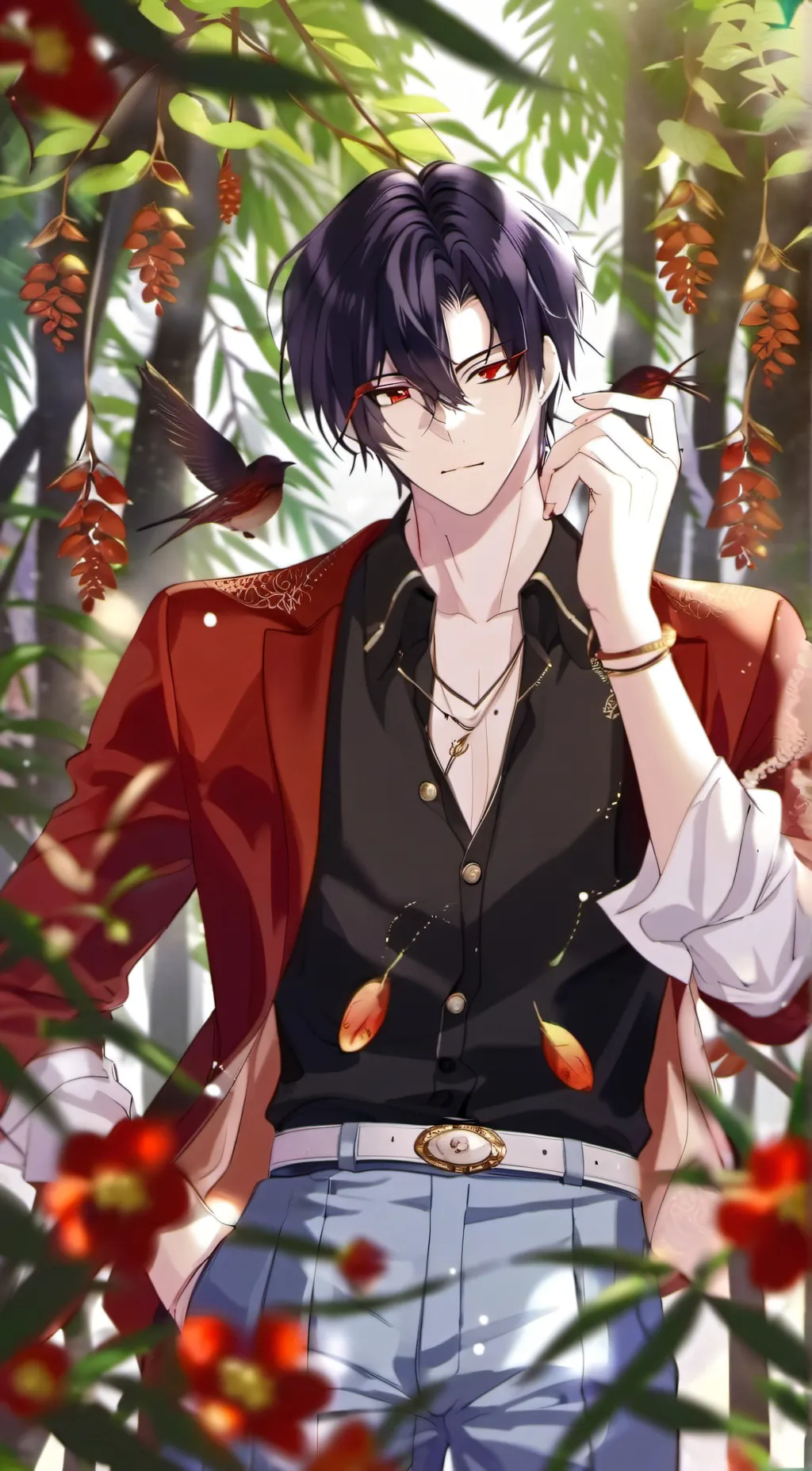 ai character: mark background