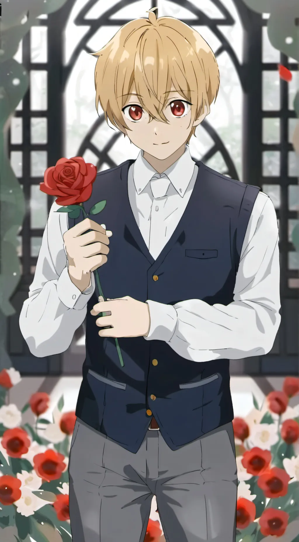 ai character: Hajime  background