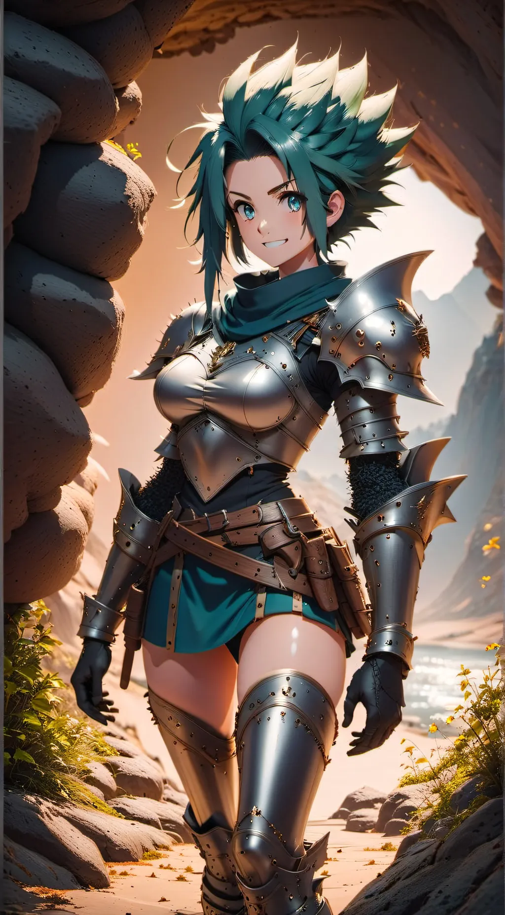 ai character: Lucky background