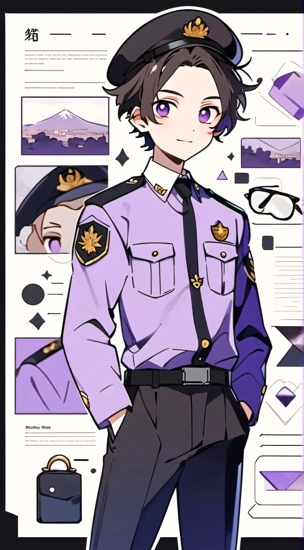 ai character: Michael Afton background