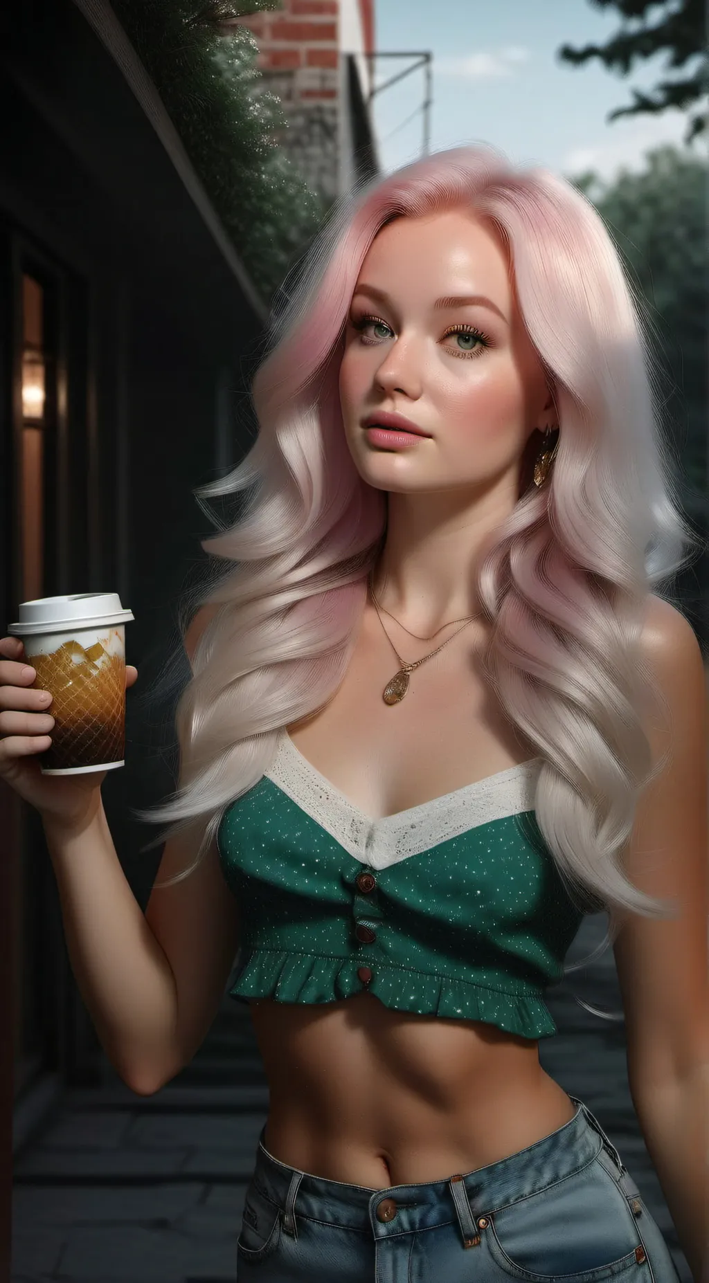 ai character: Aria background