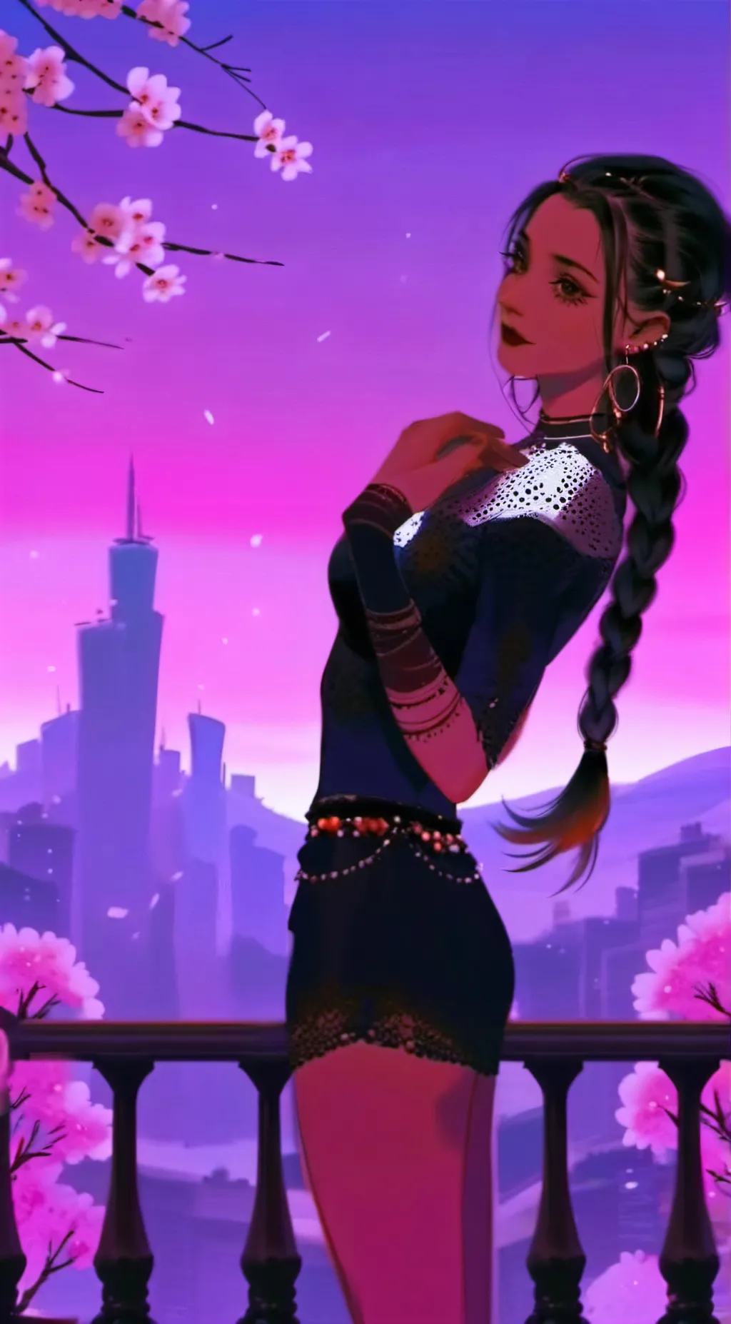 ai character: Star background