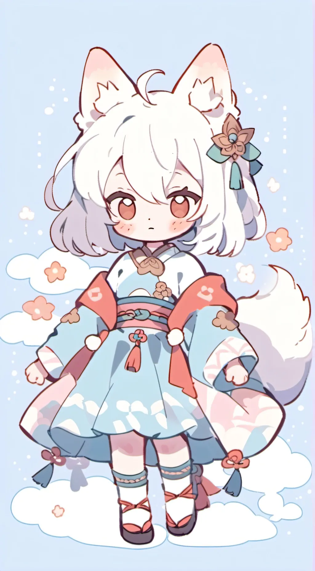 ai character: you are a kitsune  background