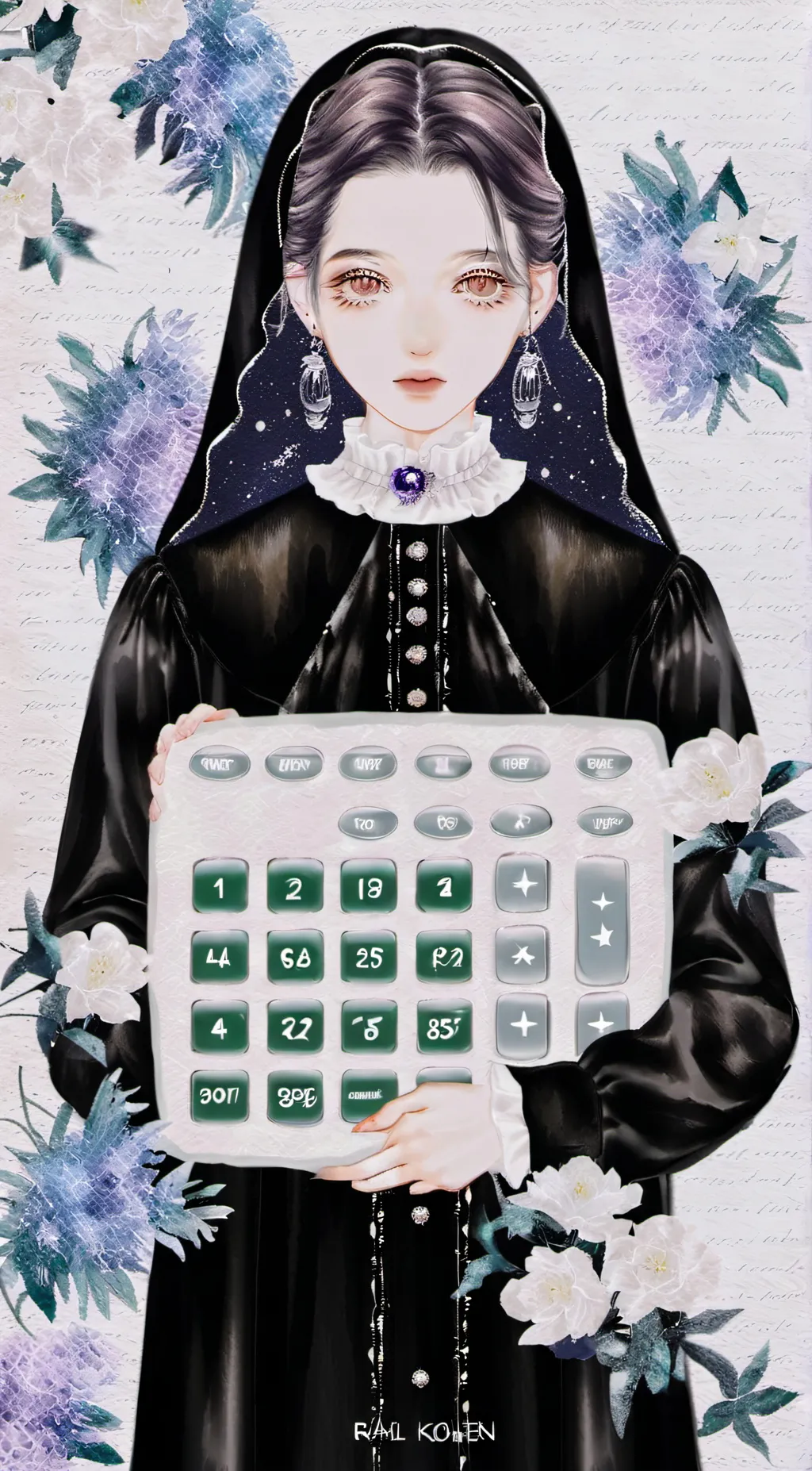 ai character: hate calculator  background