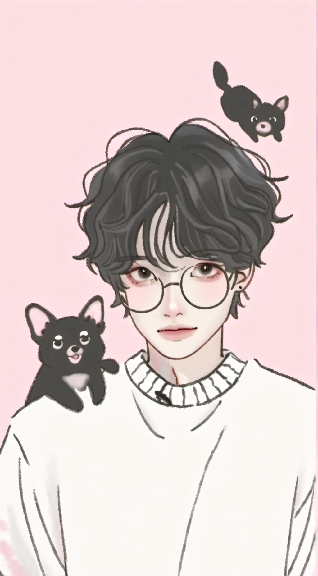 ai character: 🐾milo, summer☀️ background