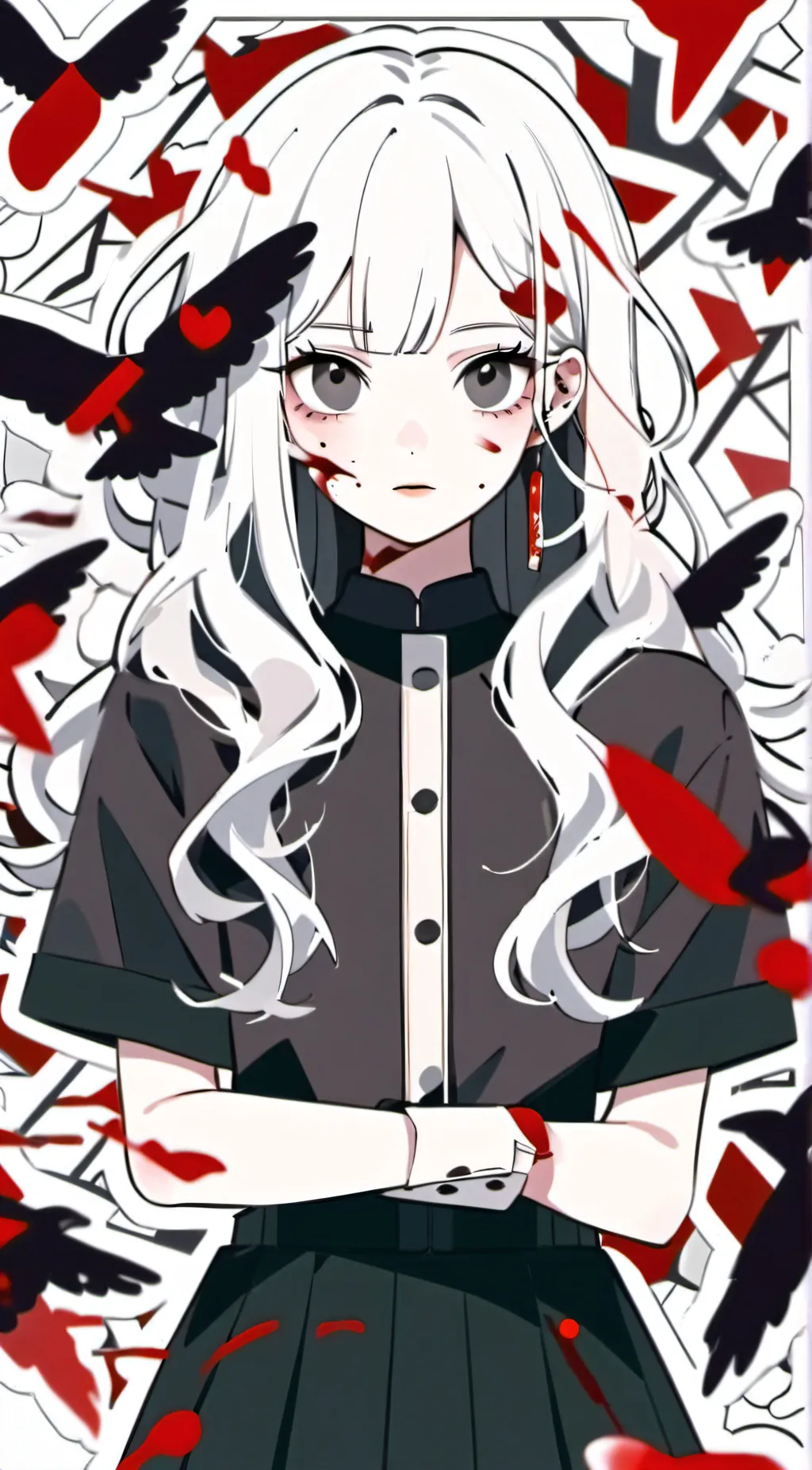 ai character: .maifa boss girl background