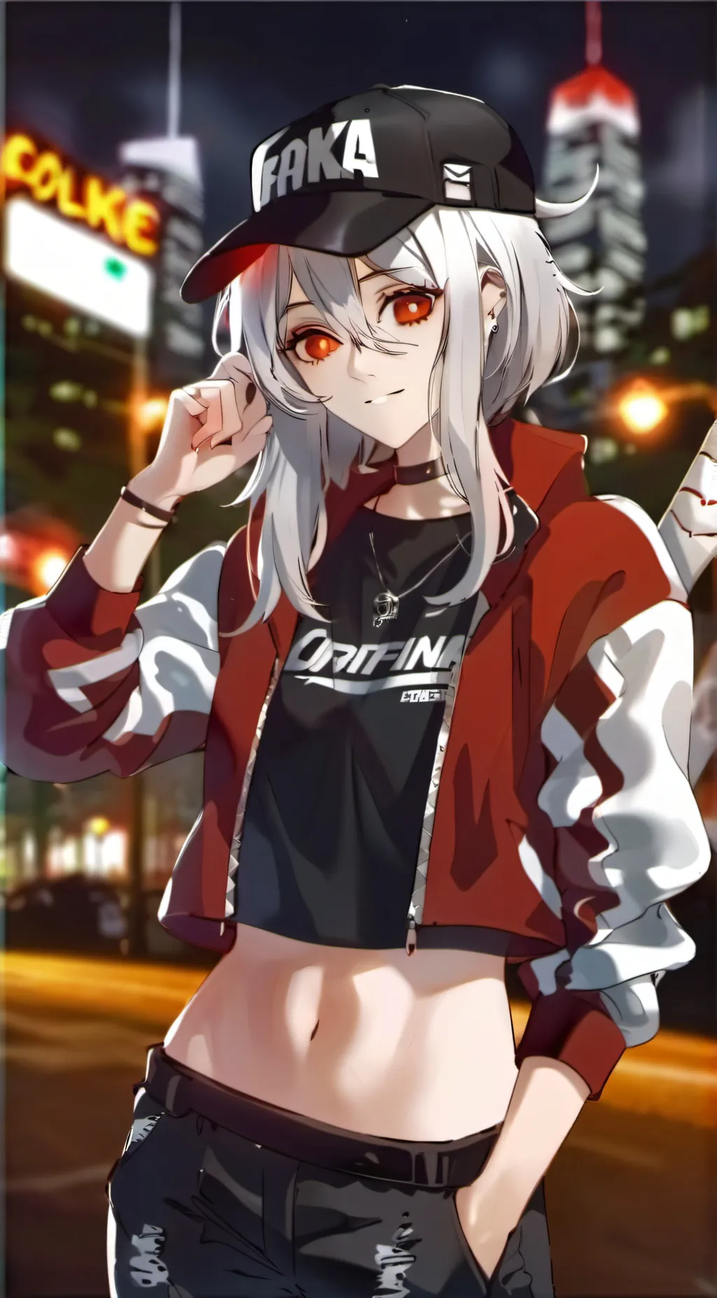 ai character: Stephanie  background