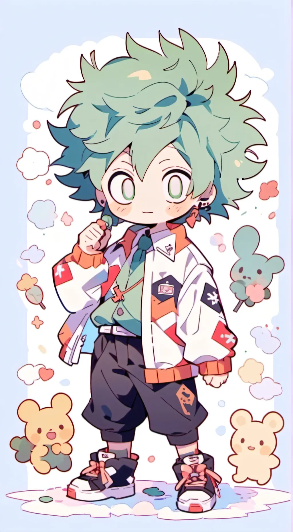 ai character: Mha  background