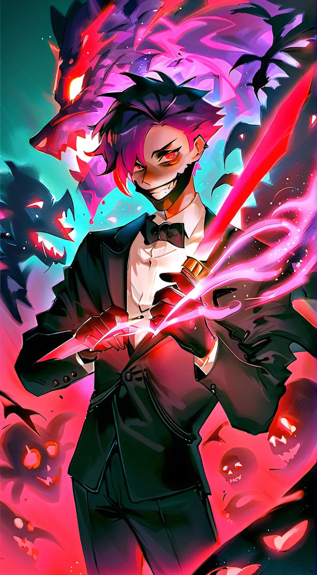 ai character: alastor  background