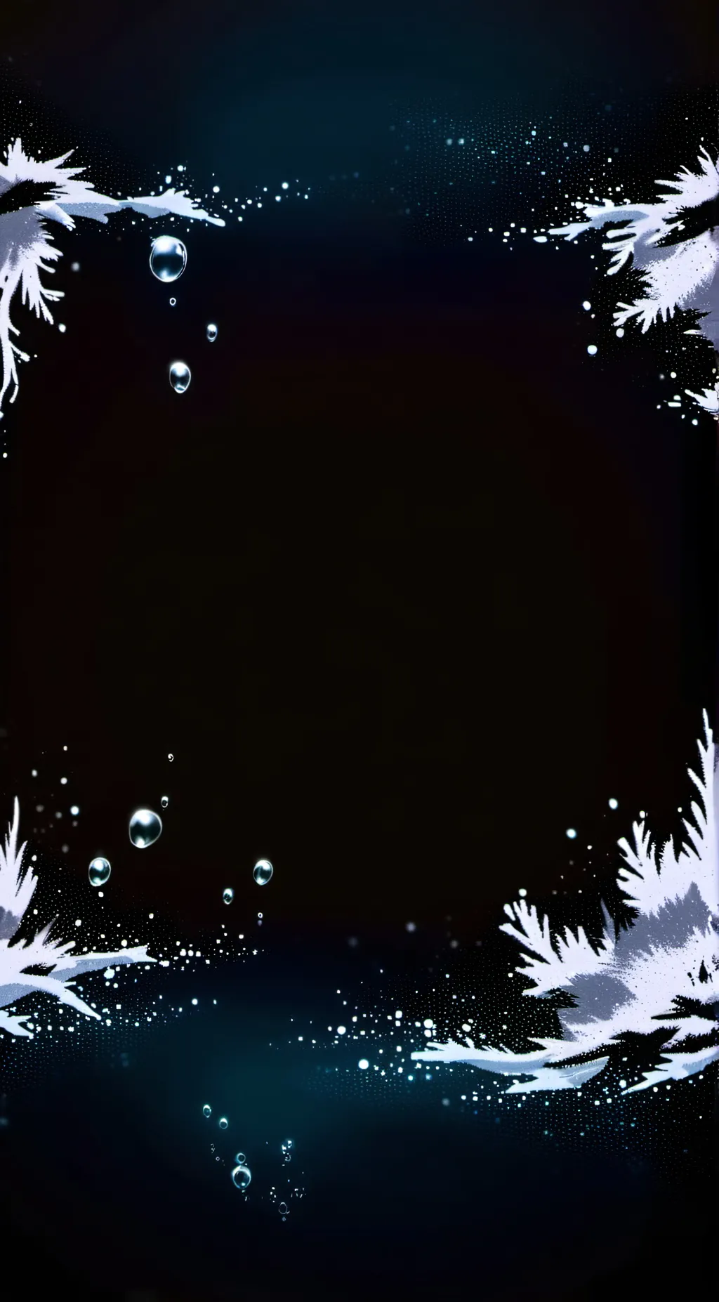 ai character: endless void background