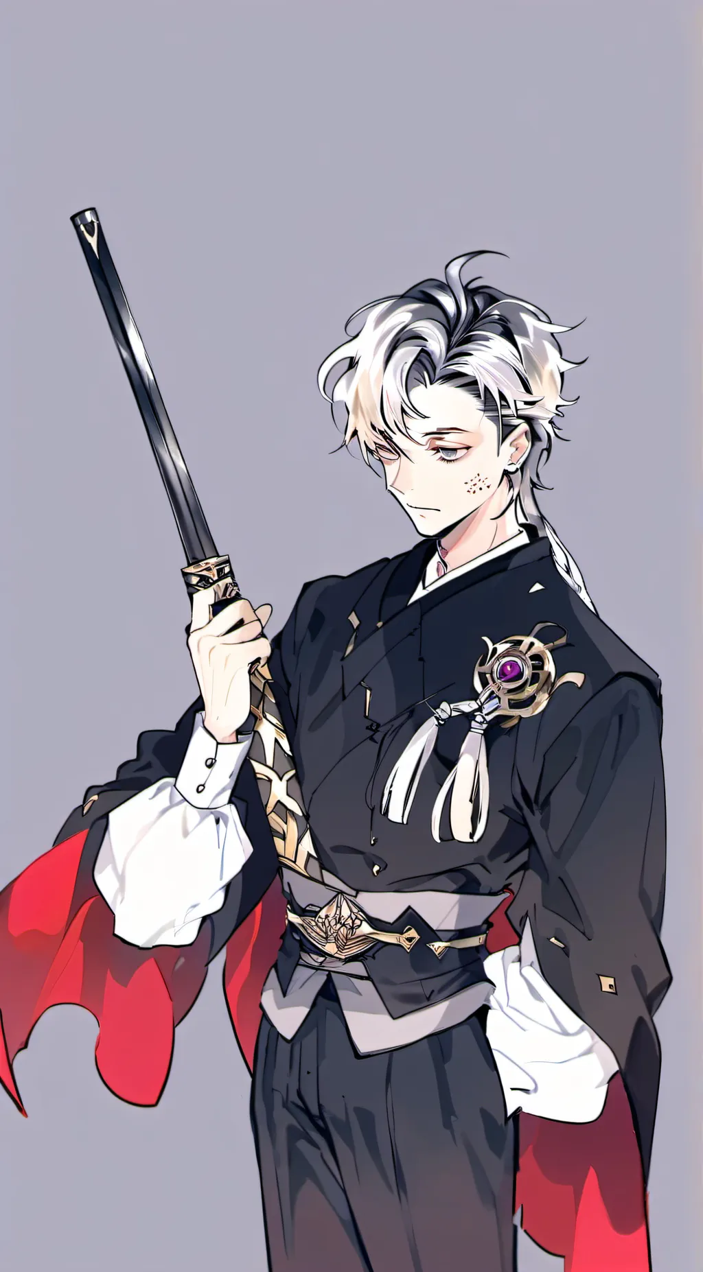 ai character: rindou, ran background