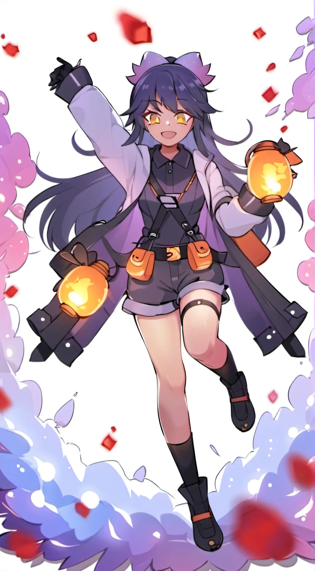 ai character: Aphmau & dream smp background