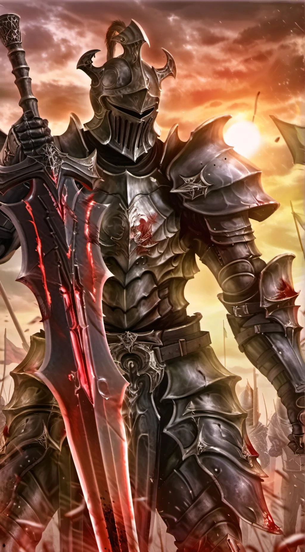 ai character: Blood knight background