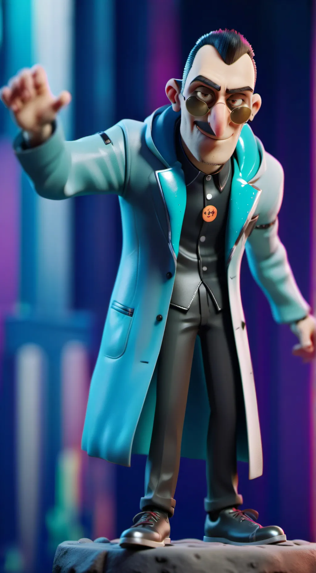 ai character: Gru background