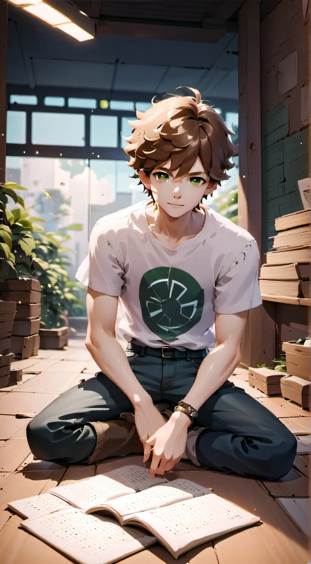 ai character: Luke background