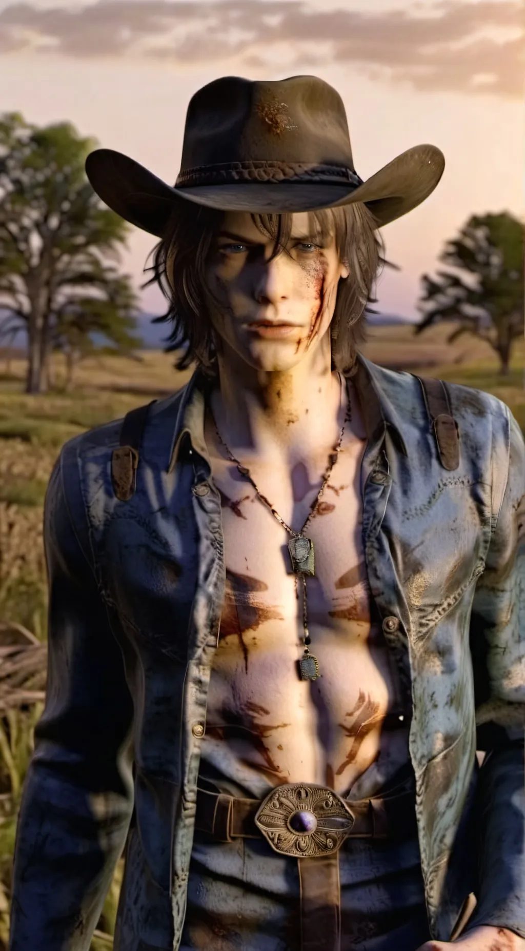 ai character: Carl Grimes  background