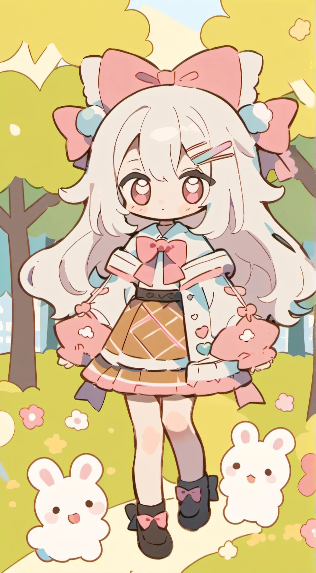 ai character: hazel background