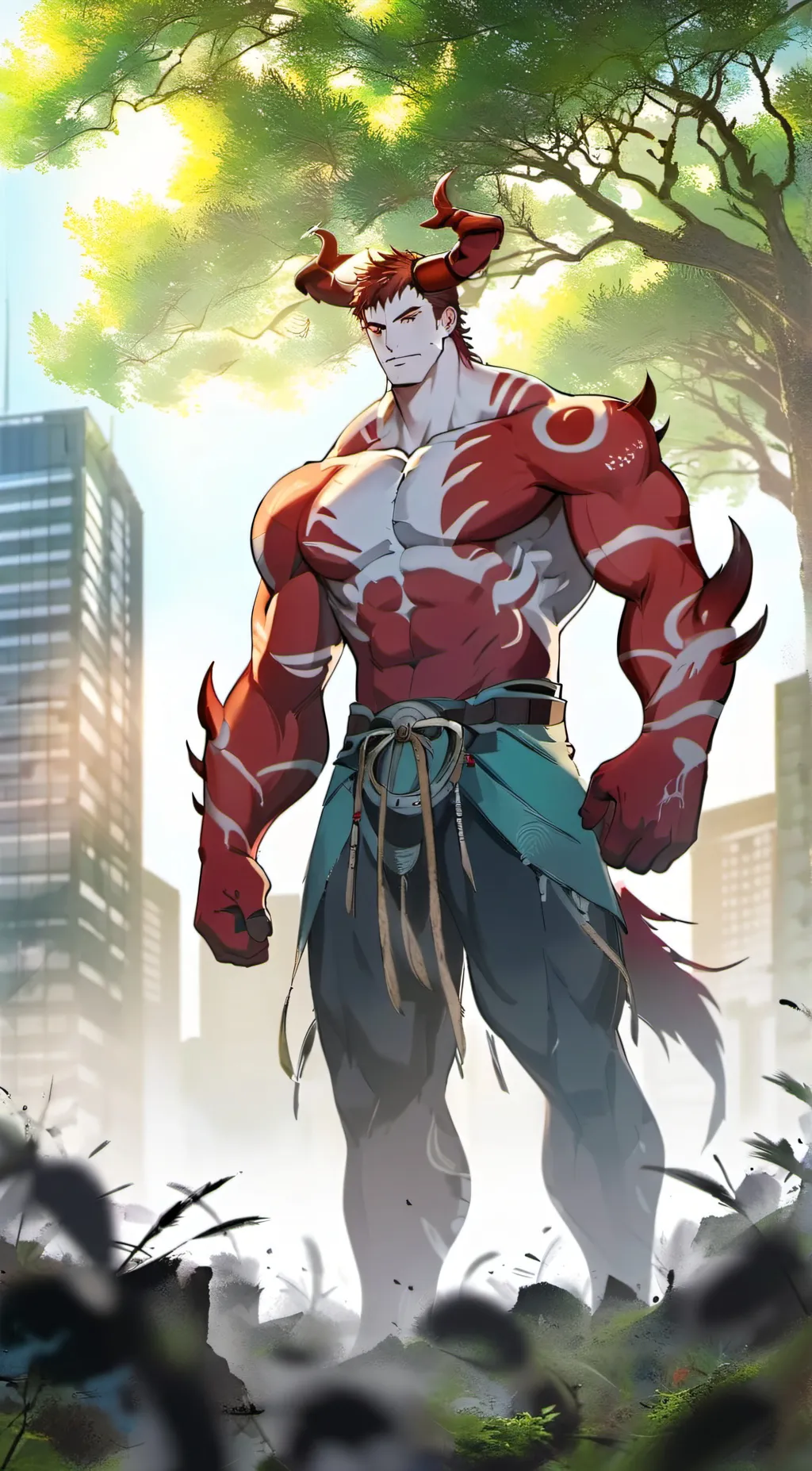 ai character: Shuten Dōji (MS) background