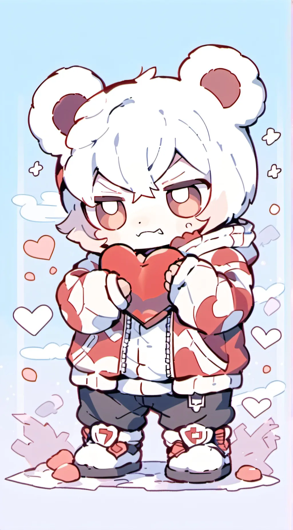 ai character: groddy grudgebear background