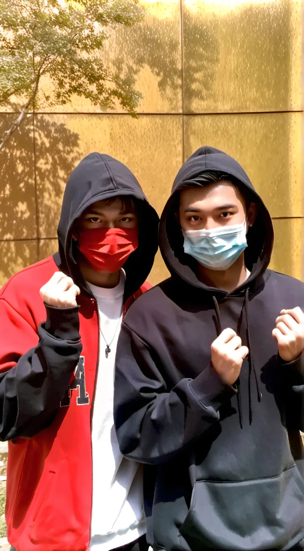 ai character: James and Jack  background