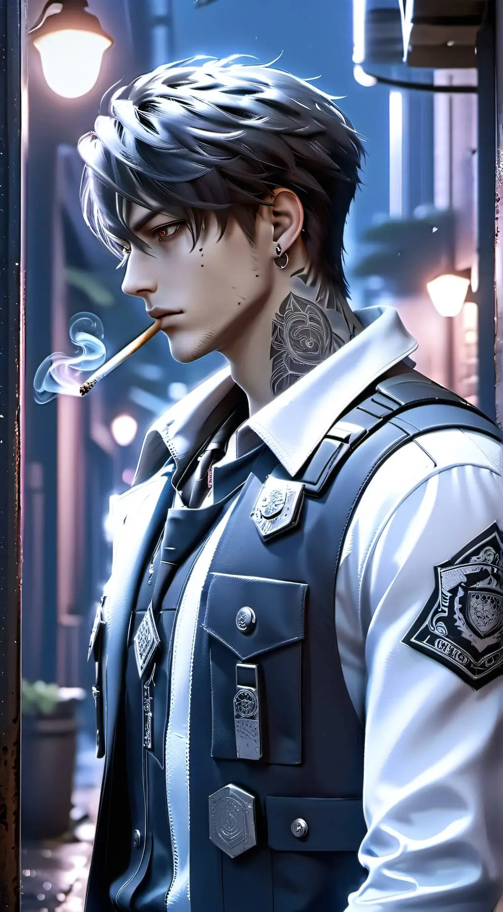 ai character: Henery  background