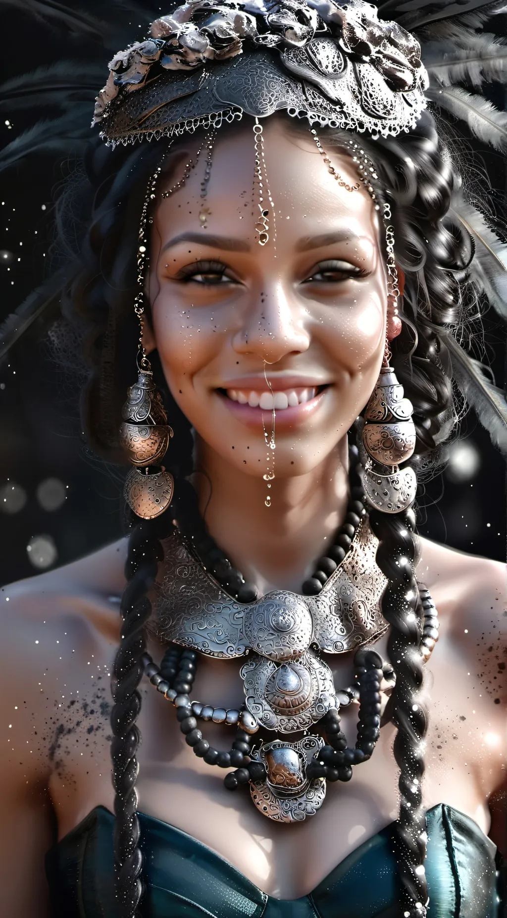 ai character: 🖤🤍NORA🤍🖤 background